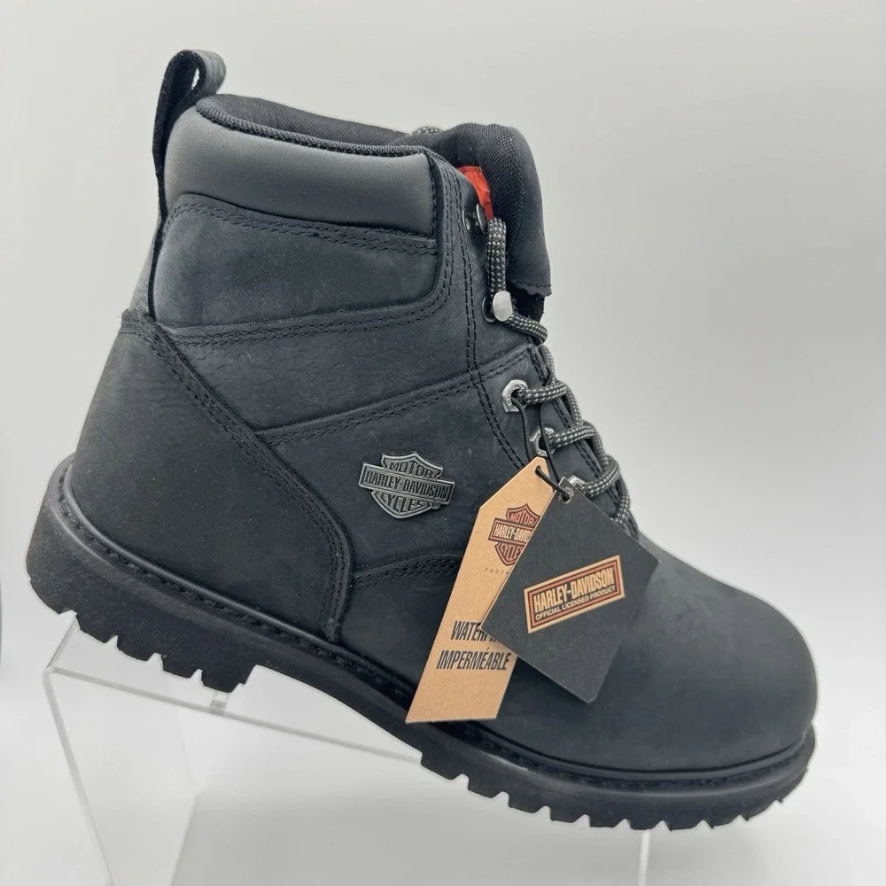 Harley Davidson Gavern 5.5 Inch Motorcycle Boots  Mens 11.5 M Waterproof D93565